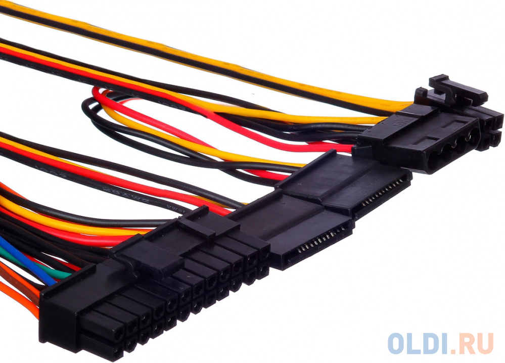 Exegate EX256711RUS-S Блок питания AA500, ATX, SC, 8cm fan, 24p+4p, 2*SATA, 1*IDE + кабель 220V с защитой от выдергивания фото