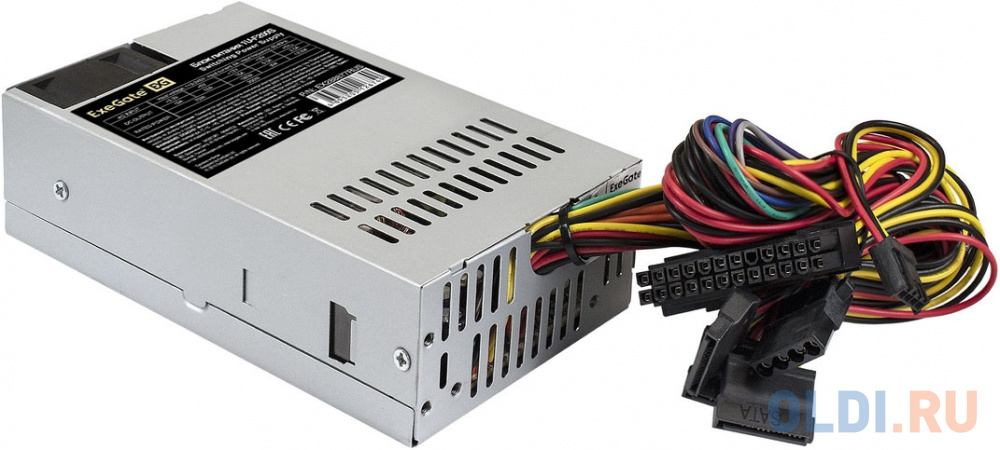Exegate EX288877RUS Блок питания 200W ExeGate 1U-F200S (ITX, 4cm fan, 20+4pin, 4 pin, 3xSATA, 2xIDE) фото