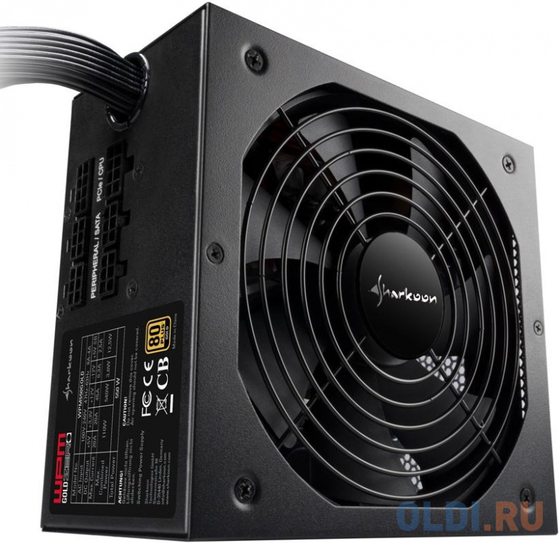 

Игровой Блок питания Sharkoon WPM Gold ZERO 650W чёрный (650 Вт, 80 Plus Gold, 140 мм вентилятор)