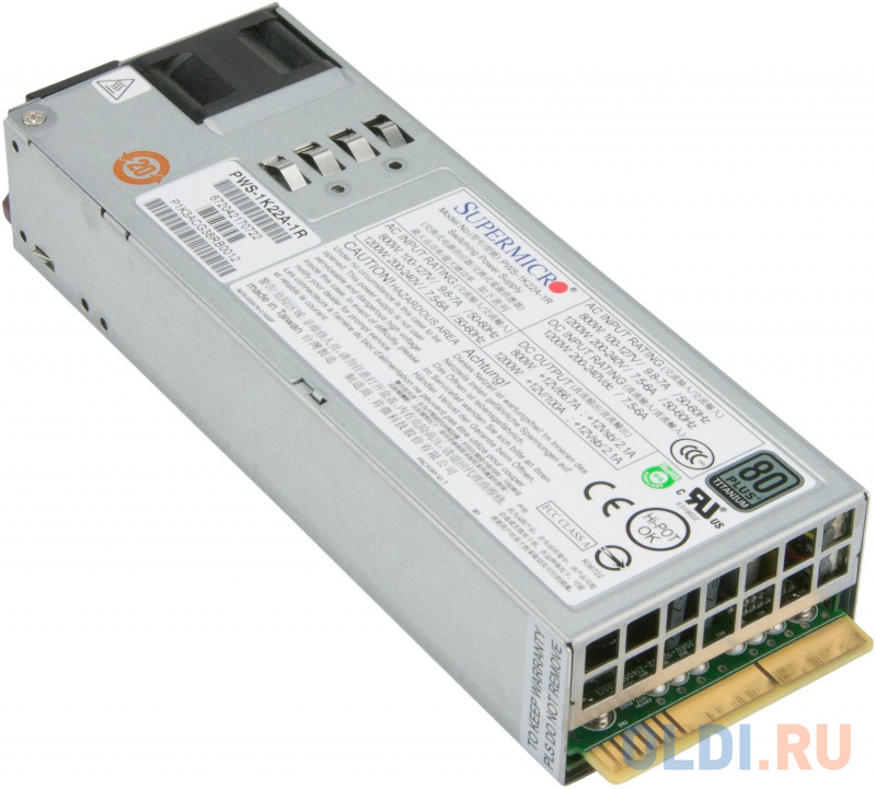 

1U 1200W/800W Titanium Redundant Power Supply CRPS 73.5x203x