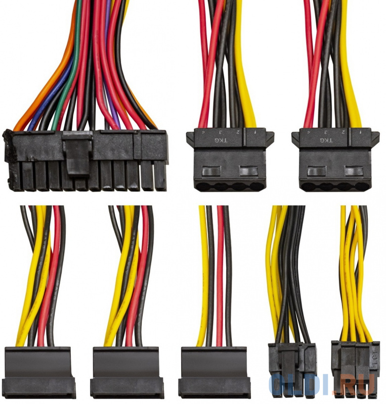 Exegate EX282067RUS Блок питания 550W ExeGate CP550, ATX, 8cm fan, 24p+4p, 3*SATA, 2*IDE, FDD фото