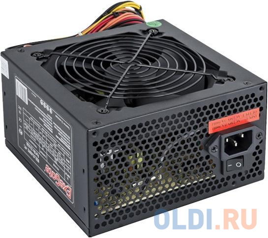 Exegate EX221636RUS-S Блок питания 400NPXE(+PFC), ATX, SC, black,12cm fan, 24p+4p, 6/8p PCI-E, 3*SATA, 2*IDE, FDD + кабель 220V с защитой от выдергива - фото 2