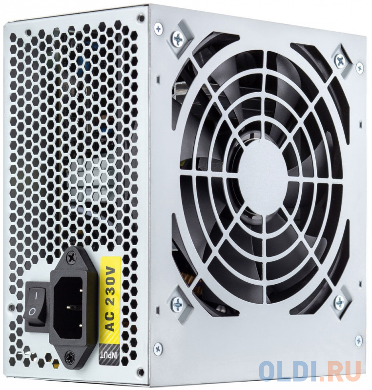 Power Supply Foxline, 500W, ATX, APFC, 120FAN, CPU 8(4+4)pin, MB 24pin, PCI-E 6+2pin, 1*PATA, 3*SATA, 80+ фото
