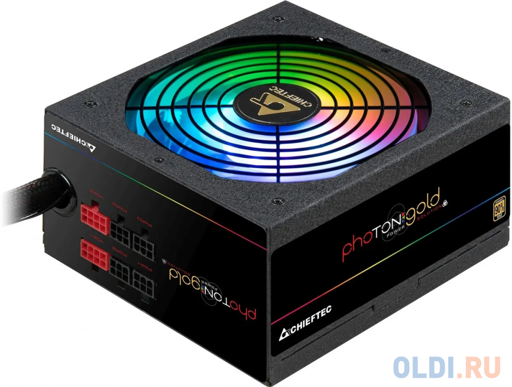 Блок питания Chieftec GDP-650C-RGB блок питания chieftec psu chieftec powerplay chieftronic 1050w gpu 1050fc 80 plus gold box