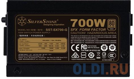 Блок питания SilverStone SST-SX700-G v1.1 700 Вт Блок питания SilverStone SST-SX700-G v1.1 700 Вт фото