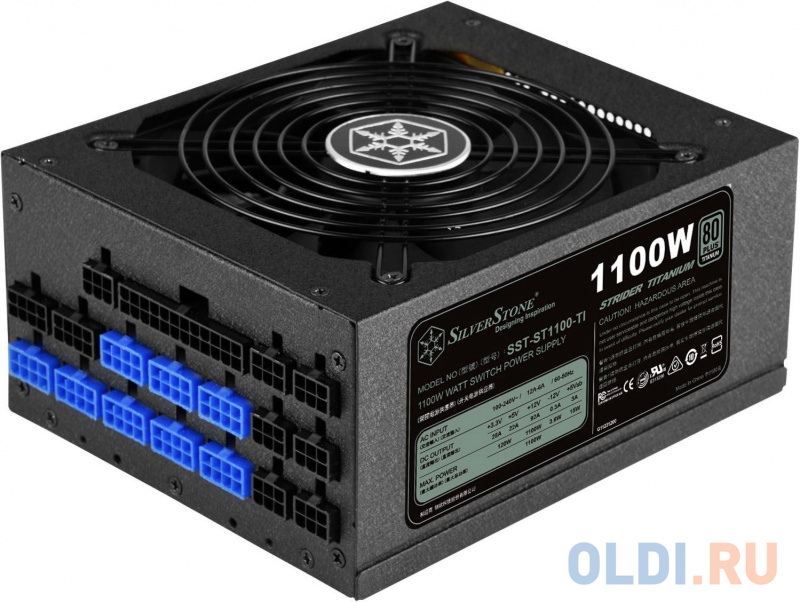 

SST-ST1100-TI v2.0 1100W, 80 PLUS Titanium, Full modular, 135mm FAN, RTL (226285) {4}