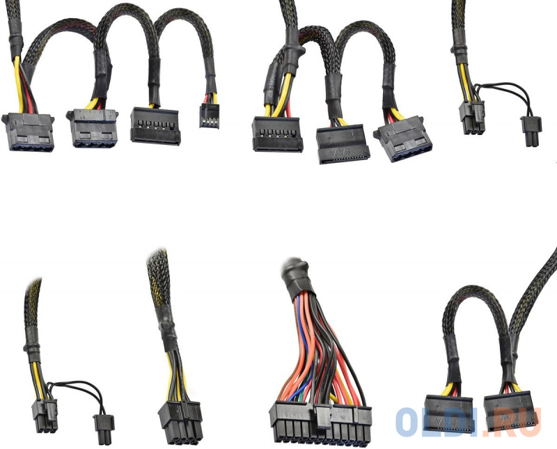 Блок питания 400W ExeGate 80 PLUS® Bronze 400PPH (ATX, APFC, КПД 88% (80 PLUS Bronze), 12cm fan, 24pin, 4+4pin, 2xPCI-E, 3xSATA, 3xIDE, RTL(color box) фото