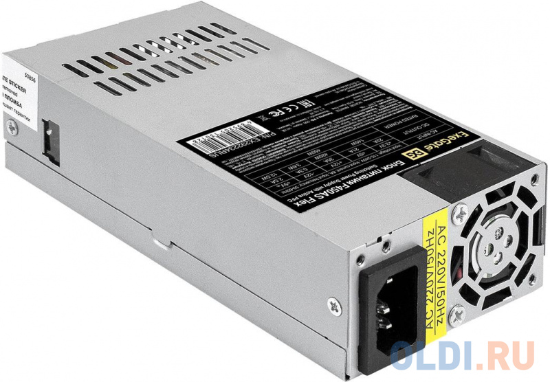 Блок питания 450W ExeGate F450AS (Flex ATX, for ITX case, APFC, КПД 80% (80 PLUS), 4cm fan, 24pin, 4+4pin, 3xSATA, 2xIDE) фото