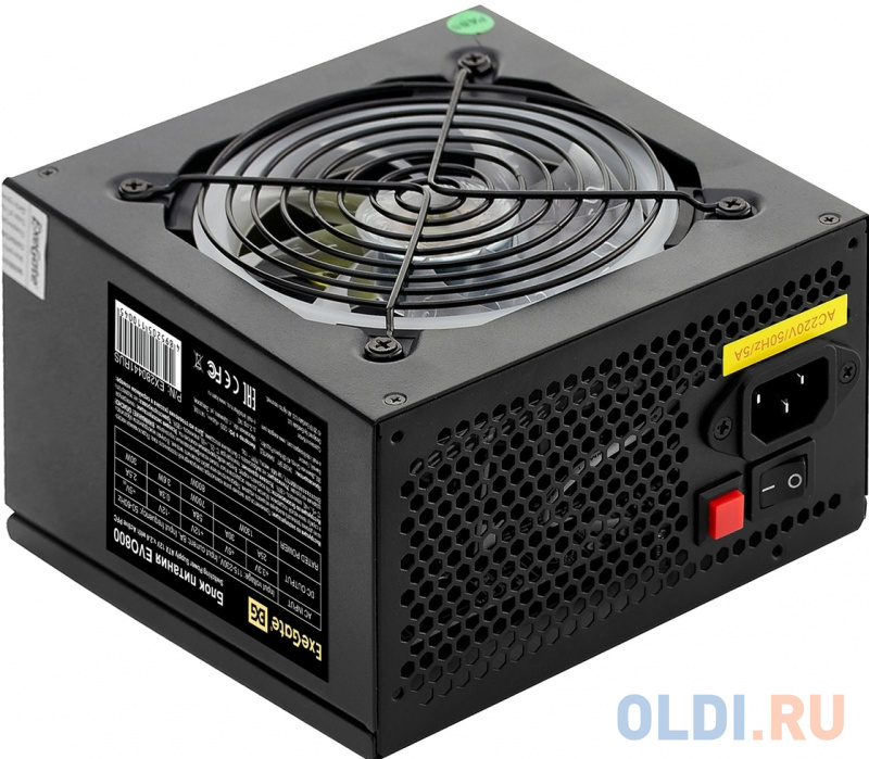 Блок питания Exegate EVO800 800 Вт фото