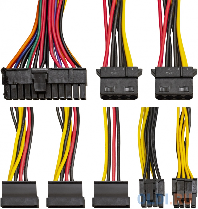 Блок питания 700W ExeGate UNS700 (ATX, SC, 12cm fan, 24pin, 4pin, PCIe, 3xSATA, 2xIDE, FDD, кабель 220V с защитой от выдергивания) фото