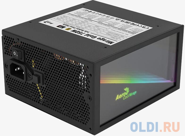 Блок питания Aerocool Mirage Gold 750 Вт фото