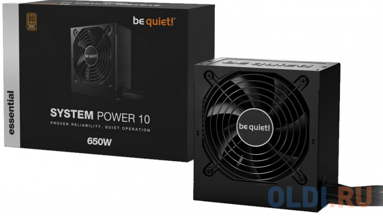 Блок питания Be quiet System Power 10 BN328 650 Вт fan hub id cooling fh 10 pwm 10 ports sata power