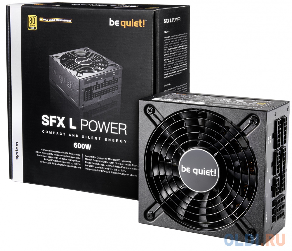 Блок питания SFX 600 Вт Be quiet SFX L POWER BN239 фото