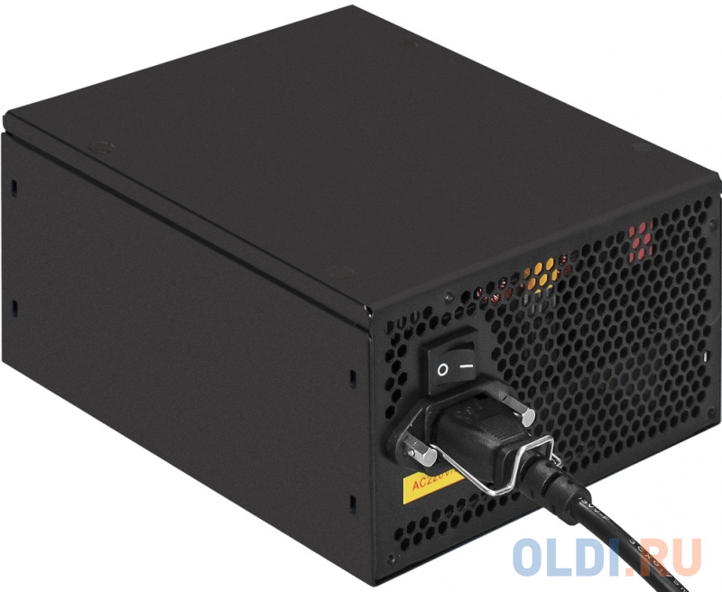 Блок питания 400W ExeGate 400PPX (ATX, APFC, SC, КПД 80% (80 PLUS), 14cm fan, 24pin, (4+4)pin, PCIe, 5xSATA, 4xIDE, FDD, кабель 220V с защитой от выде EX292174RUS-S - фото 6