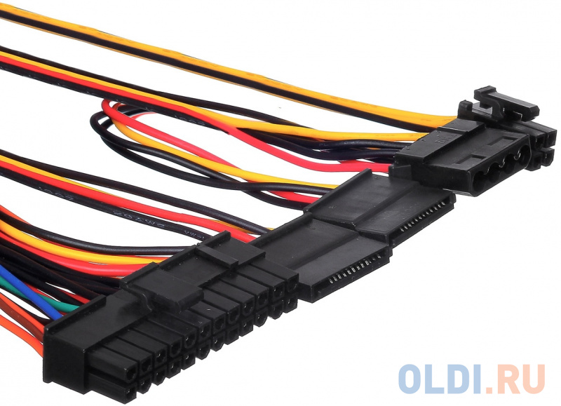 Блок питания 400W ExeGate AAA400 (ATX, PC, 8cm fan, 24pin, 4pin, 2xSATA, IDE, кабель 220V в комплекте) фото