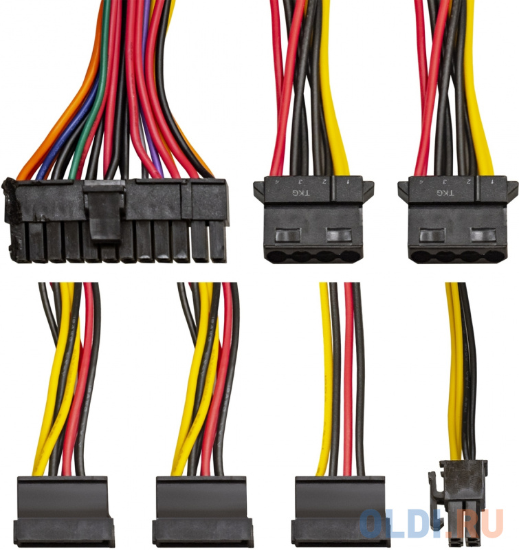 Блок питания 400W ExeGate UNS400 (ATX, SC, 12cm fan, 24pin, 4pin, 3xSATA, 2xIDE, FDD, кабель 220V с защитой от выдергивания) фото