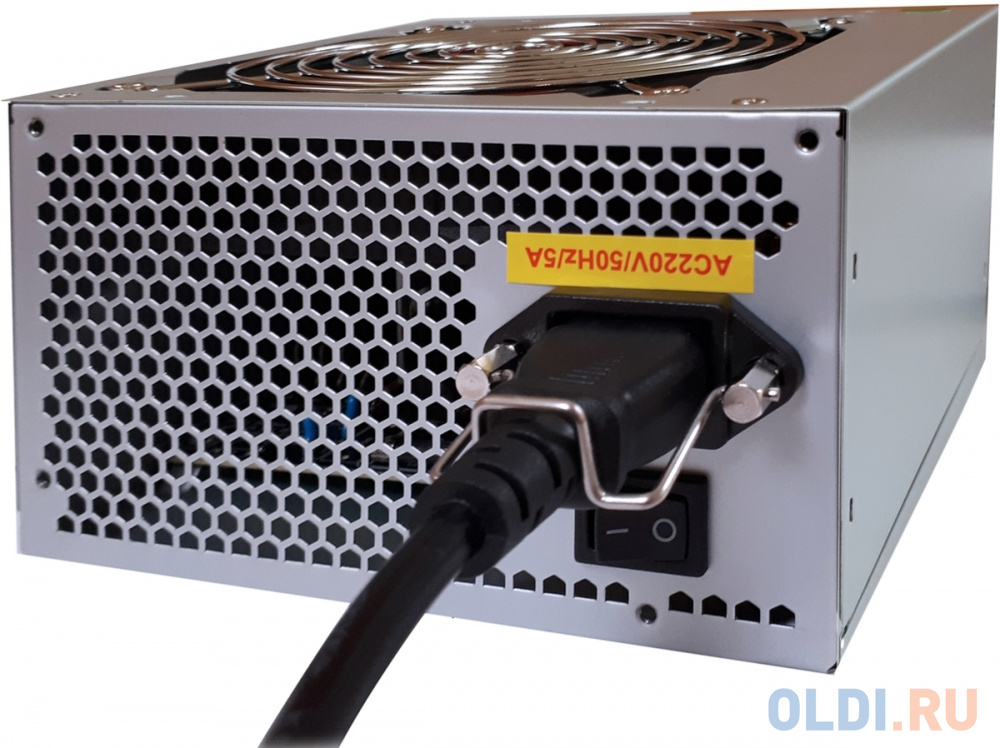 Блок питания 400W ExeGate UNS400 (ATX, SC, 12cm fan, 24pin, 4pin, 3xSATA, 2xIDE, FDD, кабель 220V с защитой от выдергивания) ES261567RUS-S - фото 5