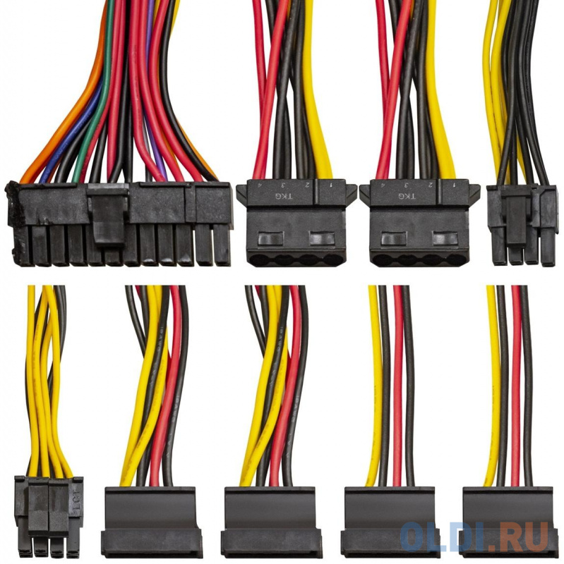 Серверный БП 400W ExeGate ServerPRO-1U-400ADS (1U, APFC, КПД 80% (80 PLUS), 2x4cm fans, 24pin, 2x(4+4)pin, 4xSATA, 2xIDE) фото