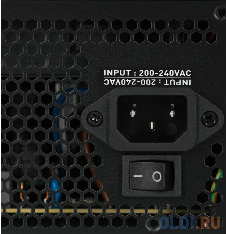 Блок питания Оклик ATX 550W GMNG PSU-550W-80BR 80+ bronze (24+4+4pin) APFC 120mm fan 5xSATA RTL фото