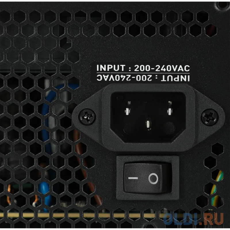 Блок питания Оклик ATX 650W GMNG PSU-650W-80BR 80+ bronze (24+4+4pin) APFC 120mm fan 6xSATA RTL фото