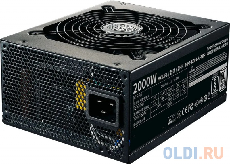 Блок питания Cooler Master MPZ-K001-AFFBP-EU 2000 Вт Блок питания Cooler Master MPZ-K001-AFFBP-EU 2000 Вт фото