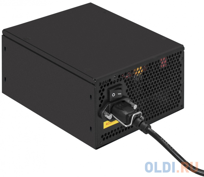 Блок питания 550W ExeGate 80 PLUS® 550PPH-LT-S (ATX, APFC, КПД 82% (80 PLUS)SC, 12cm fan, 24pin, (4+4)pin, PCIe, 5xSATA, 3xIDE, RTL, кабель 220V с защ фото