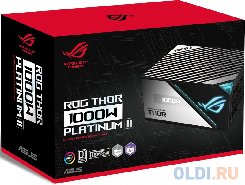 Блок питания ASUS ROG Thor Platinum II 1000 Вт фото