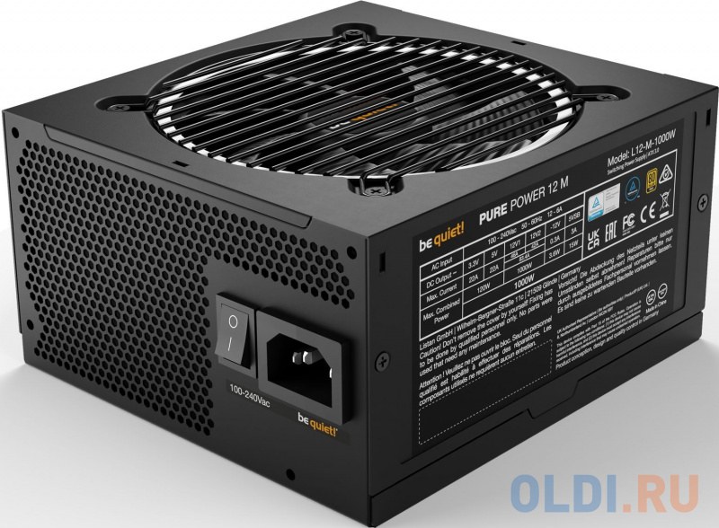 Блок питания Be quiet Pure Power 12 M 1000 Вт фото