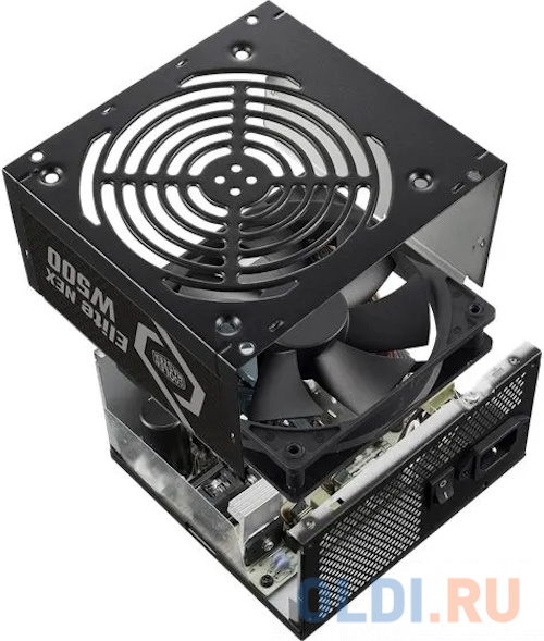 Блок питания 500 Ватт/ Power Supply Cooler Master Elite NEX W500, 500W, ATX, 120mm, 5xSATA, 2xPCI-E(6+2), 3xMolex, APFC, 80+white, Bulk w/EU cord Блок питания 500 Ватт/ Power Supply Cooler Master Elite NEX W500, 500W, ATX, 120mm, 5xSATA, 2xPCI-E(6+2), 3xMolex, APFC, 80+white, Bulk w/EU cord фото