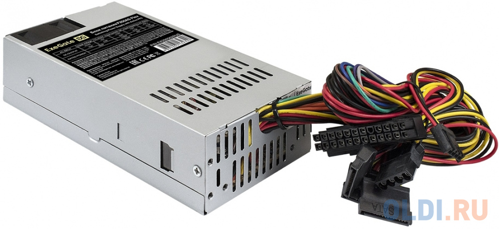 Блок питания 250W ExeGate F250AS (Flex ATX, for ITX case, APFC, КПД 80% (80 PLUS), 4cm fan, 24pin, (4+4)pin, PCI-E, 3xSATA, 2xIDE) EX292562RUS - фото 3