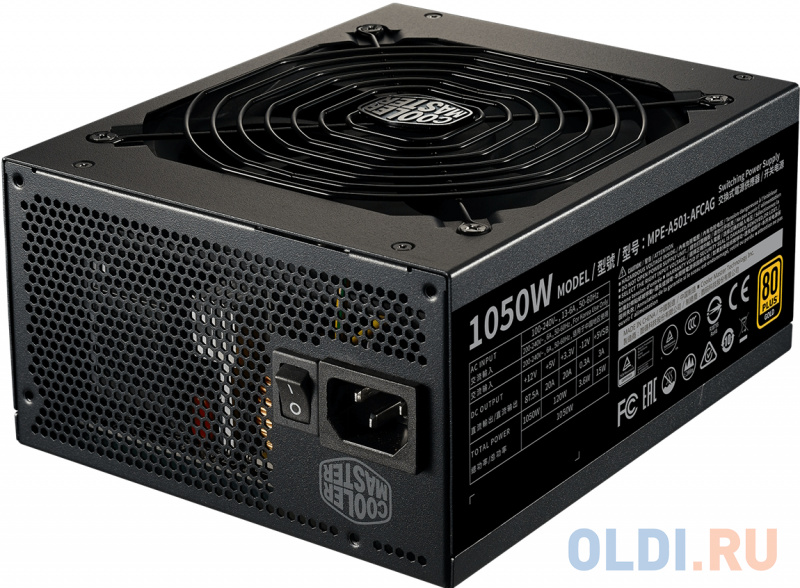 Блок питания 1050 Ватт/ Power Supply Cooler Master MWE Gold V2,FM1050W ATX3.0 A/EU Cable Блок питания 1050 Ватт/ Power Supply Cooler Master MWE Gold V2,FM1050W ATX3.0 A/EU Cable фото