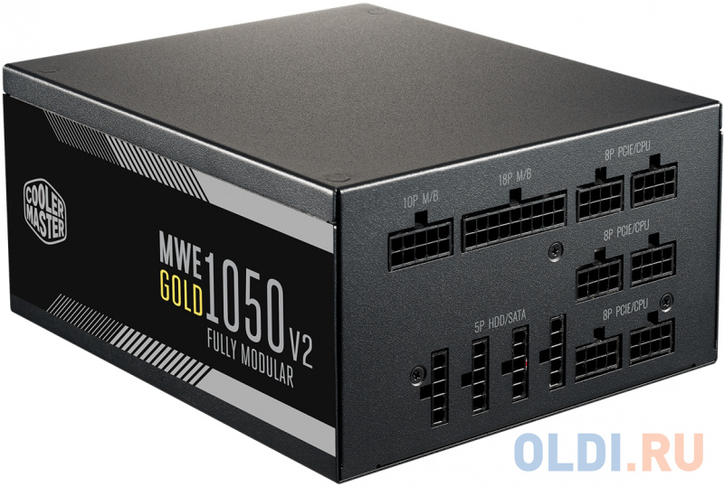 Блок питания 1050 Ватт/ Power Supply Cooler Master MWE Gold V2,FM1050W ATX3.0 A/EU Cable Блок питания 1050 Ватт/ Power Supply Cooler Master MWE Gold V2,FM1050W ATX3.0 A/EU Cable фото