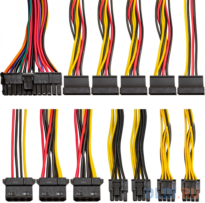 Блок питания 800W ExeGate UNS800 (ATX, 12cm fan, 24pin, 2x(4+4)pin, 2xPCI-E, 5xSATA, 3xIDE) фото