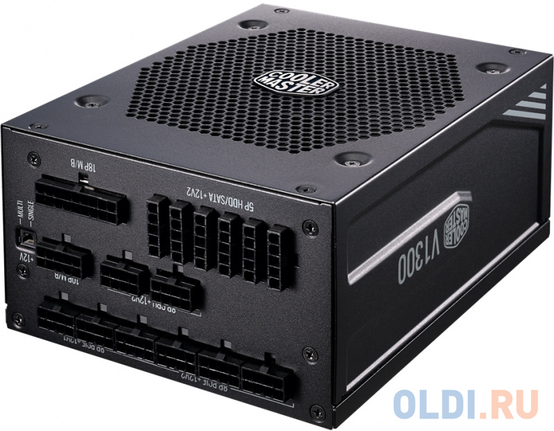 Блок питания Cooler Master ATX 1300W V1300 80+ platinum (24+8+4+4pin) APFC 140mm fan 16xSATA Cab Manag RTL Блок питания Cooler Master ATX 1300W V1300 80+ platinum (24+8+4+4pin) APFC 140mm fan 16xSATA Cab Manag RTL фото