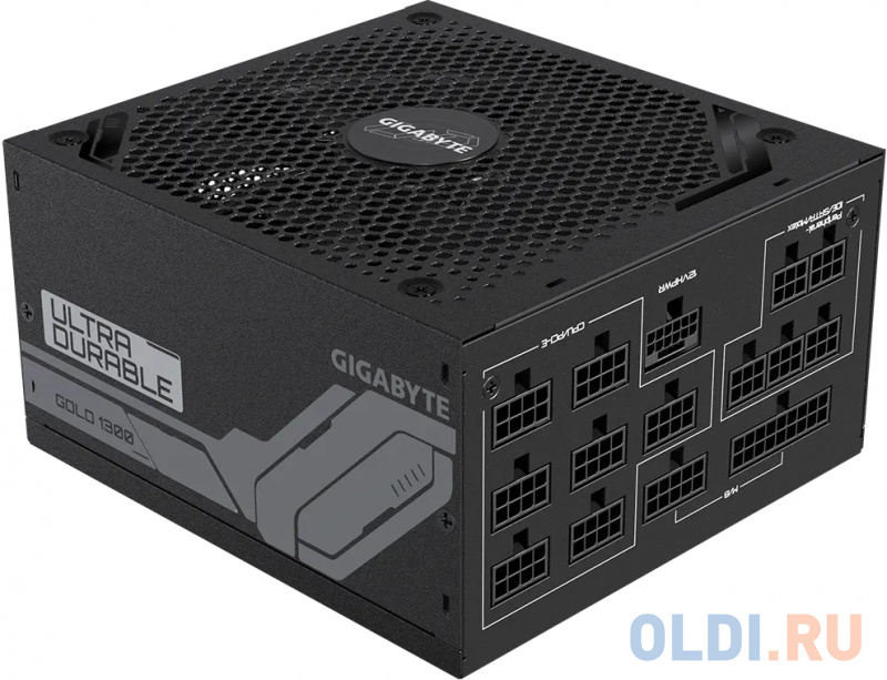 Блок питания Gigabyte ATX 1300W GP-UD1300GM PG5 Gen.5 80+ gold (24+4+4pin) APFC 120mm fan 8xSATA Cab Manag RTL фото