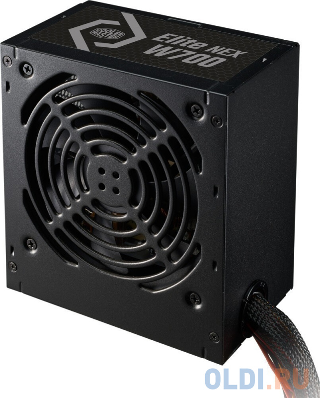 Блок питания 700 Ватт/ Power Supply Cooler Master Elite NEX W700, 700W, ATX, 120mm, 5xSATA, 2xPCI-E(6+2), 3xMolex, APFC, Bulk w/EU cord Блок питания 700 Ватт/ Power Supply Cooler Master Elite NEX W700, 700W, ATX, 120mm, 5xSATA, 2xPCI-E(6+2), 3xMolex, APFC, Bulk w/EU cord фото