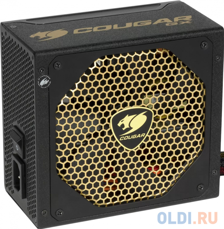 Cougar GX 800 (Модульный, Разъем PCIe-4шт,ATX v2.31, 800W, Active PFC, 140mm Fan, 80 Plus Gold) [GX800] Retail фото