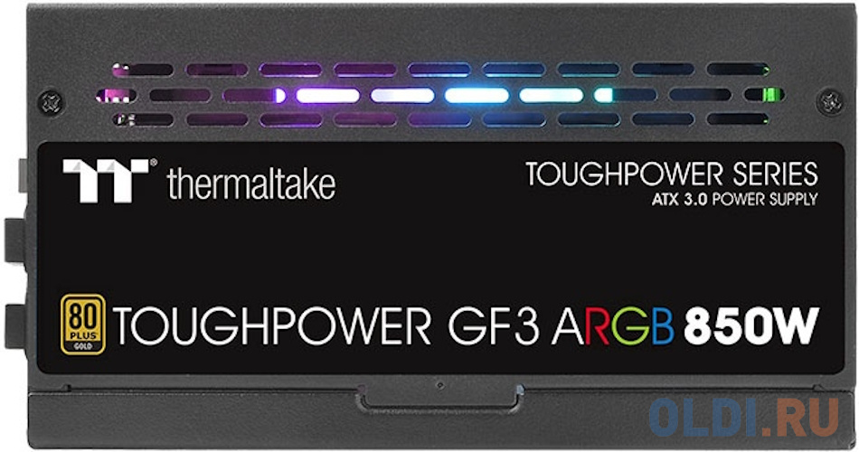 Toughpower GF3 ARGB 850W /Fully Modular/Pure 14/Full Range/Analog/80 Plus Gold TTP-850AH3FSG-3 /EU/100% JP CAP/All Flat Cables/Gen 5 фото