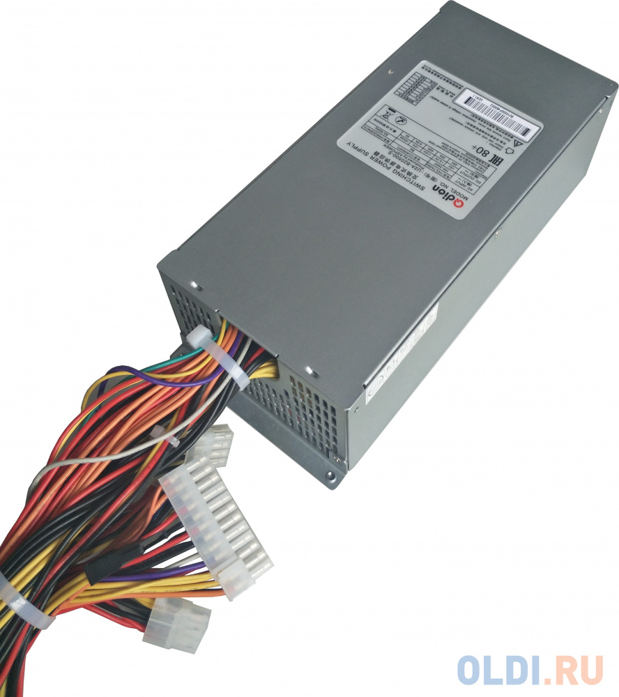 Блок питания серверный/ Server power supply Qdion Model U2A-B20500-S P/N:99SAB20500I1170110 2U Single Server Power 500W Efficiency 80+, Cable connecto