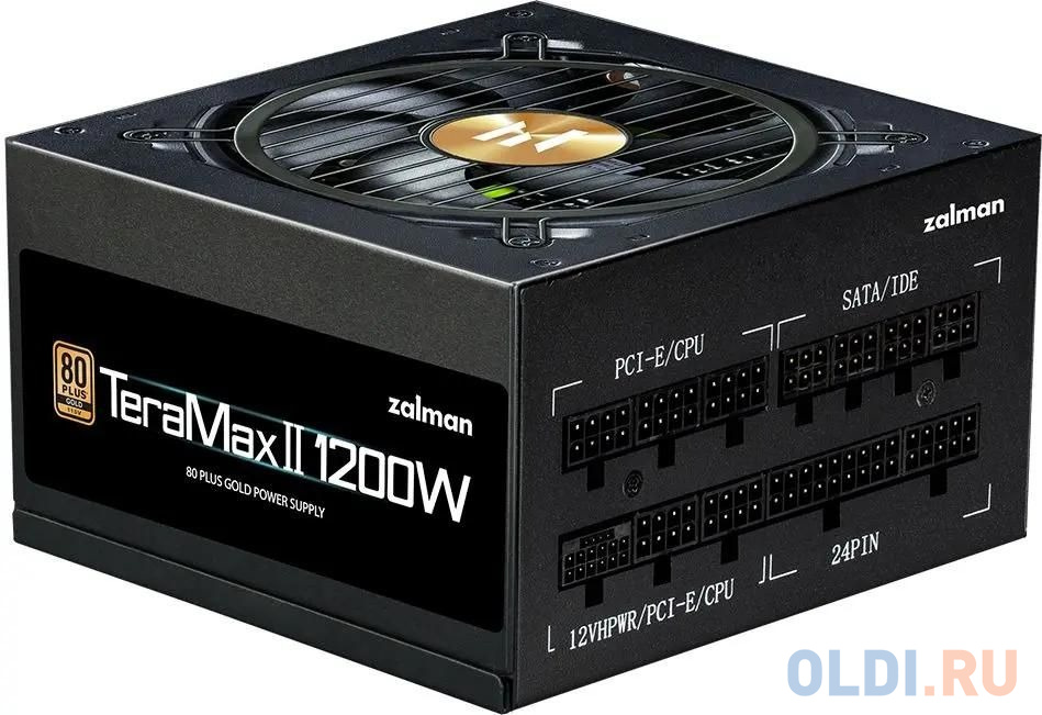 

Блок питания Zalman ATX 1200W ZM1200-TMXII 80+ gold (20+4pin) APFC 120mm fan 12xSATA Cab Manag RTL