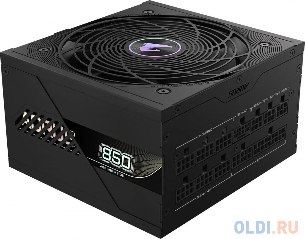

Блок питания Gigabyte Aorus Elite GP-AE850PM PG5 Gen.5, 850Вт, 120мм, черный, retail