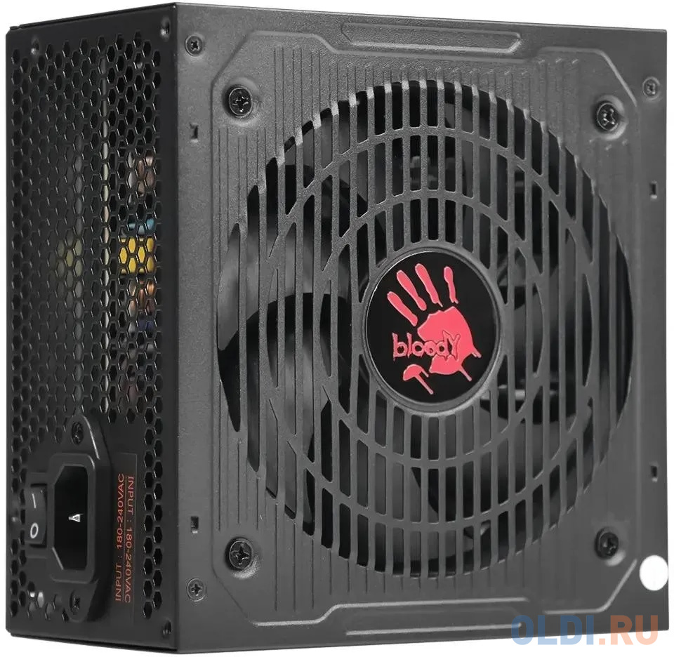 

Блок питания Bloody ATX 600W BD-PS600W 80 PLUS WHITE (20+4pin) APFC 120mm fan 6xSATA RTL