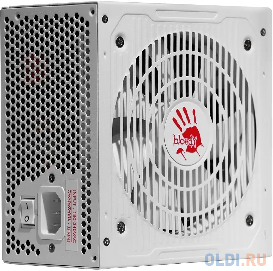 Блок питания Bloody ATX 750W BD-PS750G 80+ gold (20+4pin) APFC 120mm fan 6xSATA Cab Manag RTL