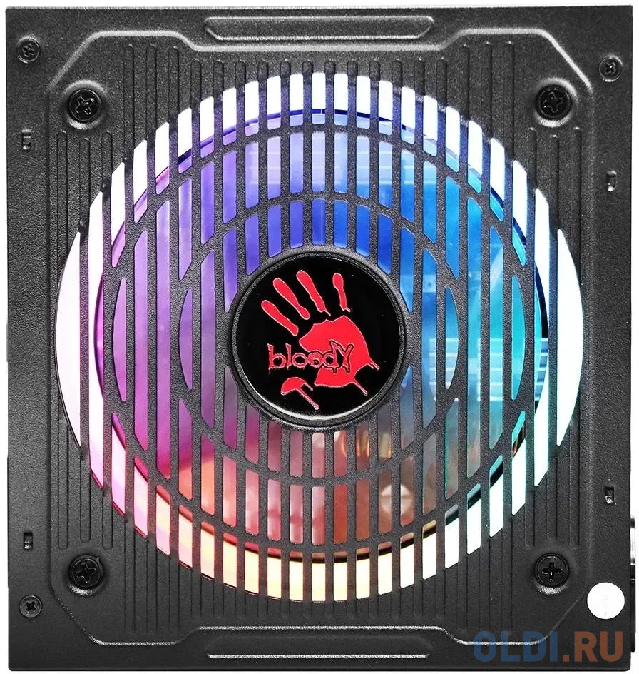 Блок питания Bloody ATX 750W BD-PS750G 80+ gold (20+4pin) APFC 120mm fan color LED 6xSATA Cab Manag RTL