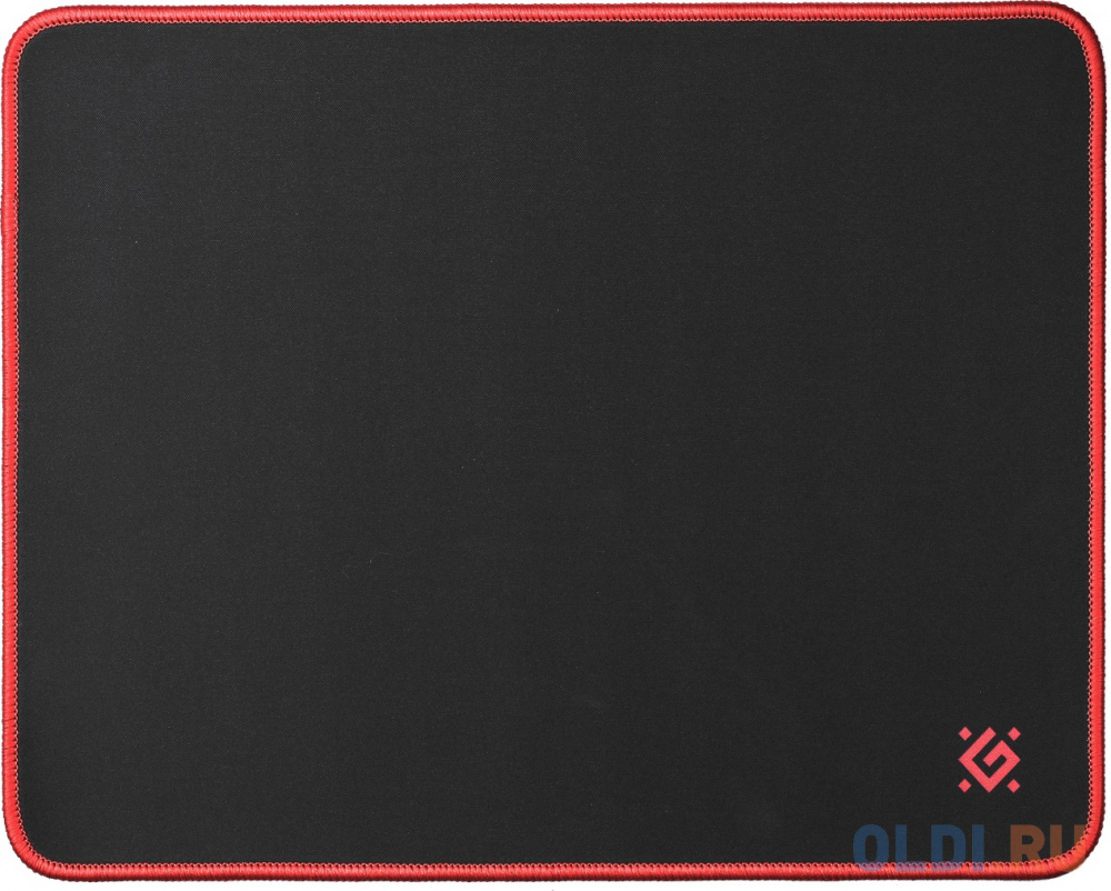 Коврик игровой Black M 360x270x3 мм, ткань+резина DEFENDER 50560 - фото 1
