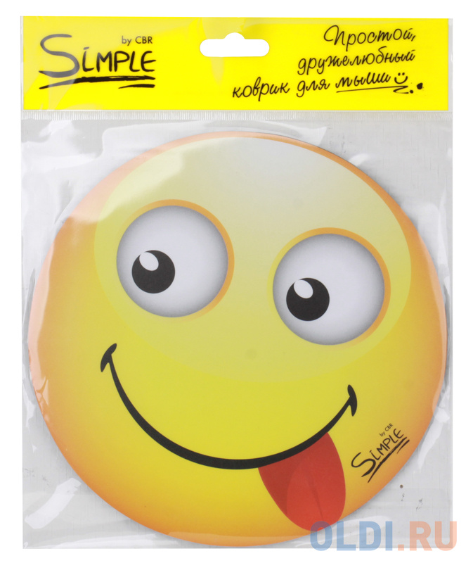 Коврик для  мыши CBR  Simple S9 "Smile" фото