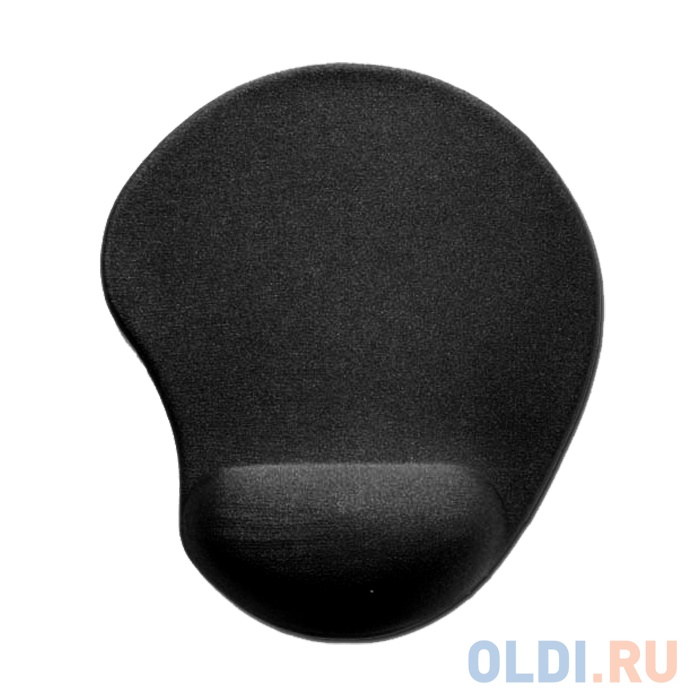 Коврик для мыши SVEN GL009BK, черный, 250х220х20 мм, материал: гель на прорезиненной основе, лайкра SV-009854 - фото 1