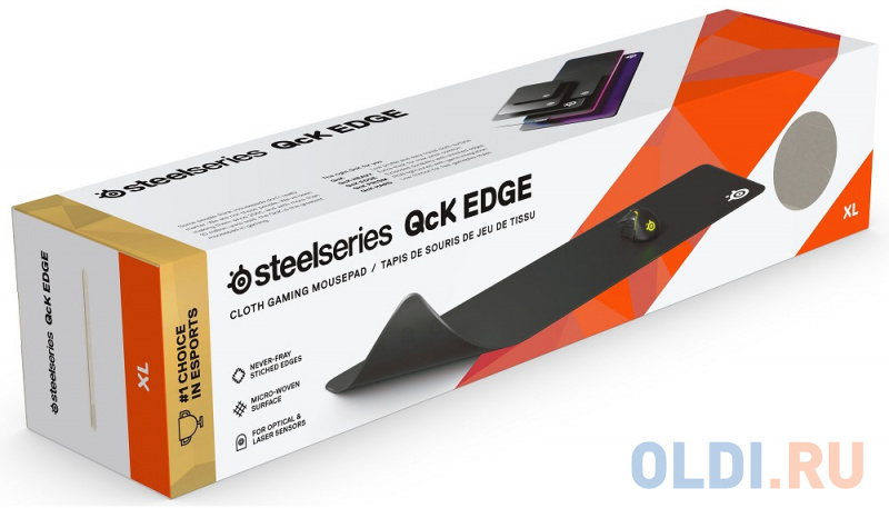 

Коврик для мыши Steelseries QcK Edge XL черный