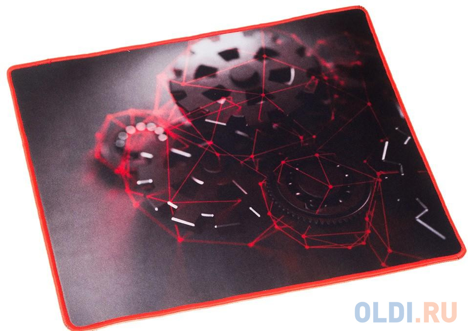 Коврик для мыши Oklick OK-F0350 рисунок грани коврик для мыши оклик ok f0252 рисунок красные частицы 250x200x3мм
