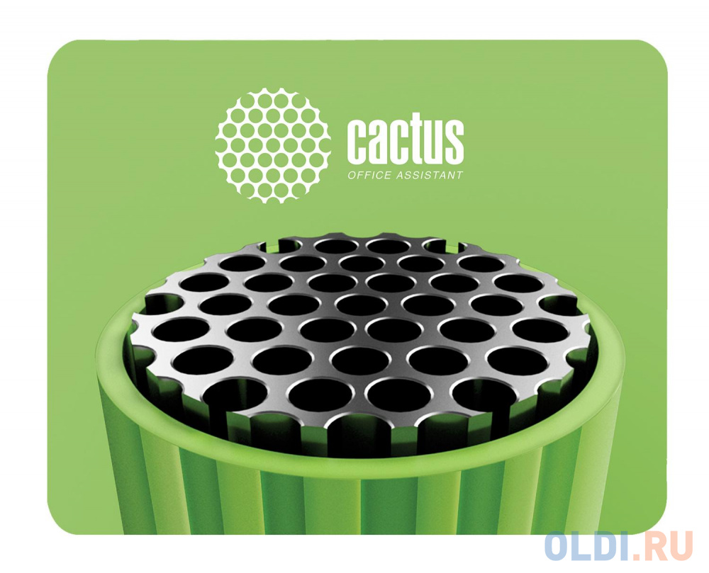 Коврик для мыши Cactus CS-MP-C01S зеленый 250x200x3мм - фото 1